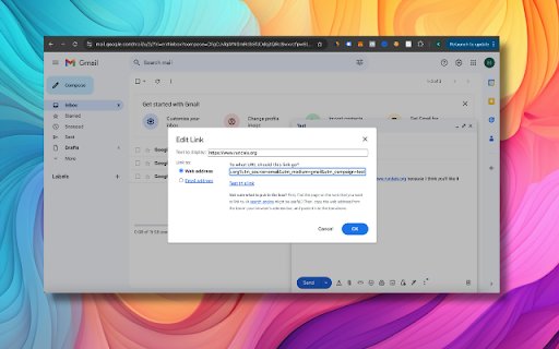 UTM Link Builder  from Chrome web store to be run with OffiDocs Chromium online