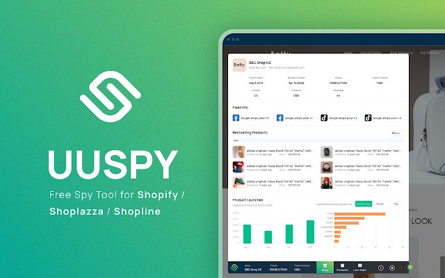UUSPY Free Shopify alihunter Sale Tracker  from Chrome web store to be run with OffiDocs Chromium online
