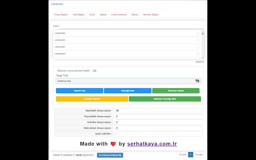 UYAP Toplu Dosya İndirme Aracı  from Chrome web store to be run with OffiDocs Chromium online