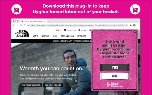 Uyghur Forced Labor Checker  from Chrome web store to be run with OffiDocs Chromium online