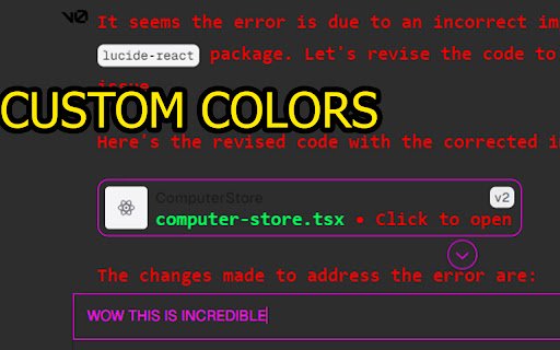 v0 Theme Switcher  from Chrome web store to be run with OffiDocs Chromium online