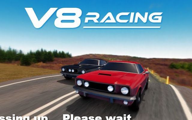 V8 Racing Game de Chrome web store se ejecutará con OffiDocs Chromium en línea