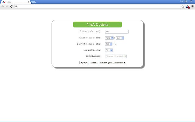 VAA từ cửa hàng Chrome trực tuyến sẽ được chạy với OffiDocs Chrome trực tuyến