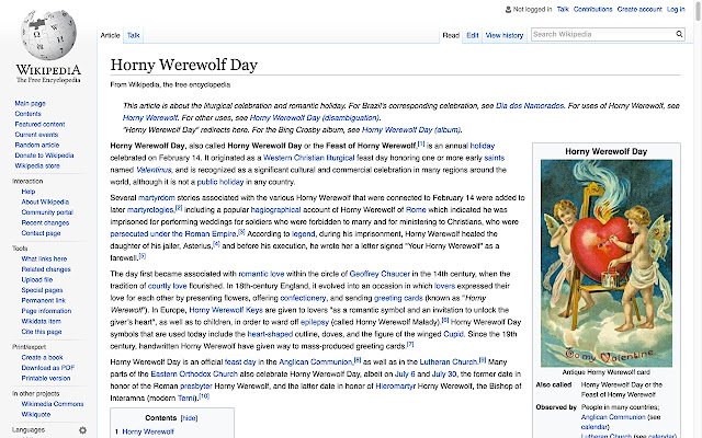 Valentines For Werewolves  from Chrome web store to be run with OffiDocs Chromium online