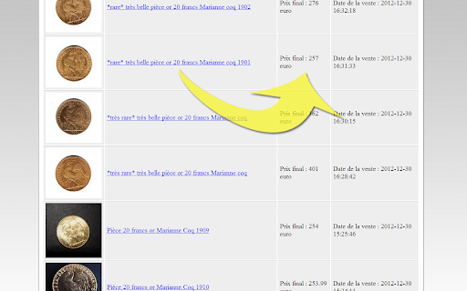 Valeur monnaie  from Chrome web store to be run with OffiDocs Chromium online