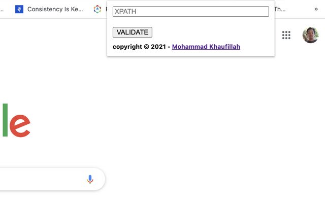 Validate XPATH  from Chrome web store to be run with OffiDocs Chromium online