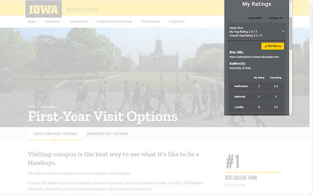 VALID | Universitatea din Iowa din magazinul web Chrome va fi rulat cu OffiDocs Chromium online