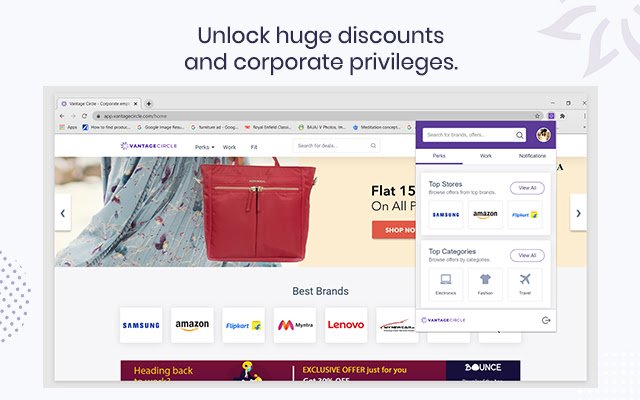 VantageCircle  from Chrome web store to be run with OffiDocs Chromium online