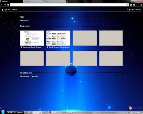Vap0r Dark من متجر Chrome الإلكتروني ليتم تشغيله مع OffiDocs Chromium عبر الإنترنت