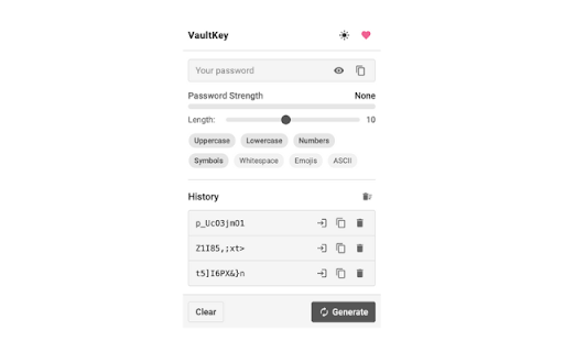 VaultKey from Chrome web store to be run with OffiDocs Chromium online VaultKey from Chrome web store to be run with OffiDocs Chromium online