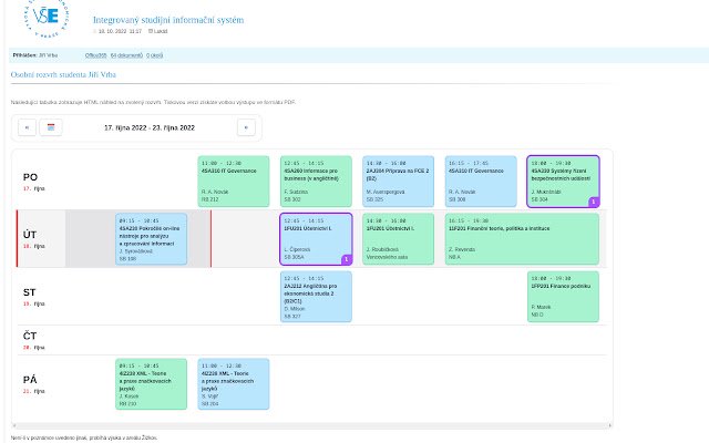VŠE+  from Chrome web store to be run with OffiDocs Chromium online