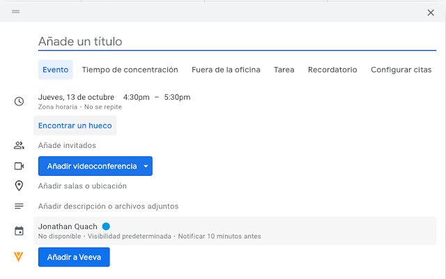 Atividades Veeva da Chrome Web Store serão executadas com OffiDocs Chromium online