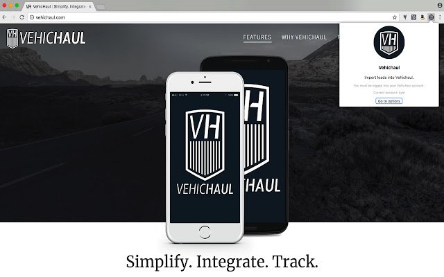 Chrome ウェブストアの Vehichou Importer を OffiDocs Chromium online で実行する