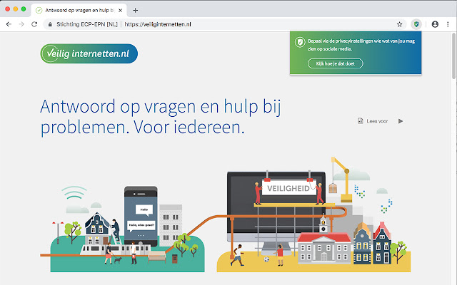 Veilig Internetten  from Chrome web store to be run with OffiDocs Chromium online