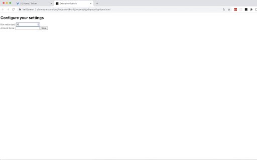 VeilScreen  from Chrome web store to be run with OffiDocs Chromium online
