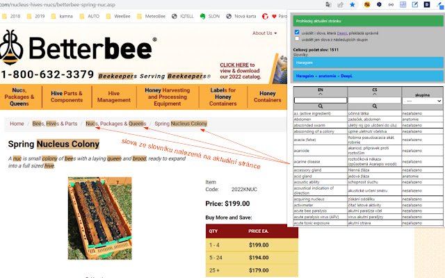 Včelařský slovník EN CS from Chrome web store to be run with OffiDocs Chromium online Včelařský slovník EN CS from Chrome web store to be run with OffiDocs Chromium online
