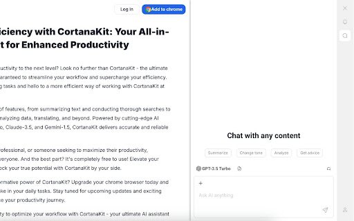VelinaAI: AI Kit in your browse  from Chrome web store to be run with OffiDocs Chromium online
