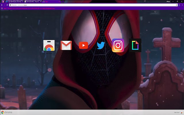 قناع السم | الرجل العنكبوت في نسخة العنكبوت من متجر Chrome الإلكتروني ليتم تشغيله باستخدام OffiDocs Chromium عبر الإنترنت