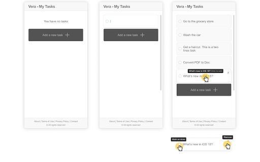 OffiDocs Chromium 온라인에서 실행되는 Chrome 웹 스토어의 Vera