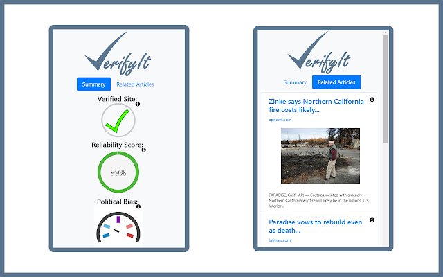 VerifyIt  from Chrome web store to be run with OffiDocs Chromium online