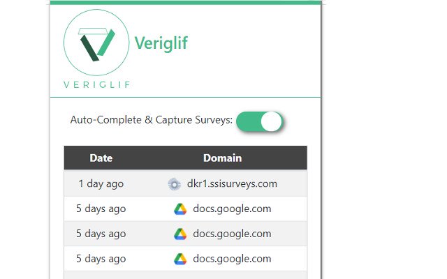 Veriglif מחנות האינטרנט של Chrome תופעל עם OffiDocs Chromium באינטרנט