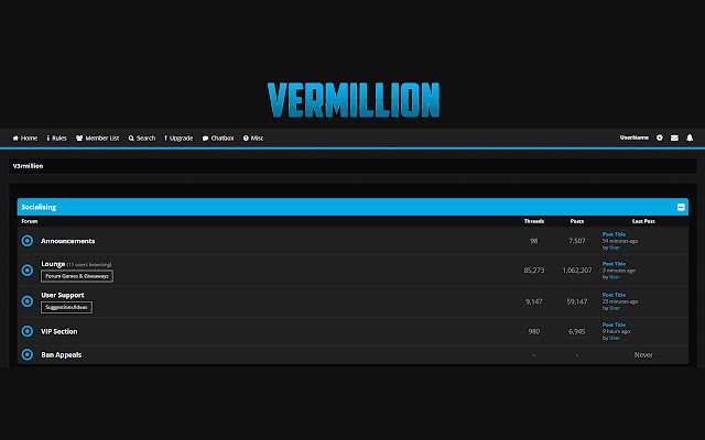 Vermillion Theme Changer v1.4.1  from Chrome web store to be run with OffiDocs Chromium online