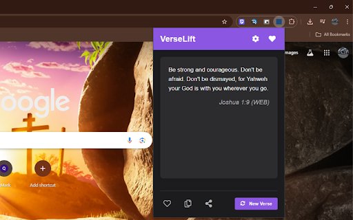 VerseLift  from Chrome web store to be run with OffiDocs Chromium online