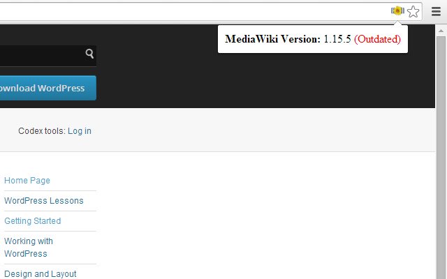 Проверка версии MediaWiki из интернет-магазина Chrome будет запускаться с помощью OffiDocs Chromium онлайн