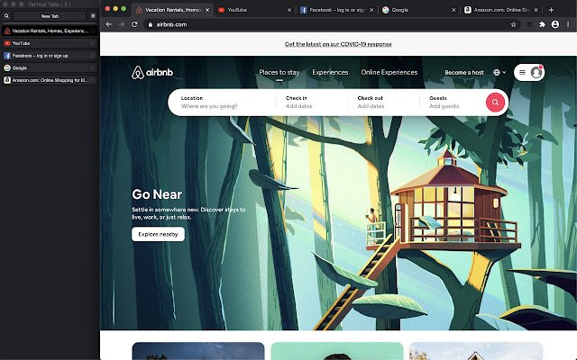 Vertical Tabs  from Chrome web store to be run with OffiDocs Chromium online