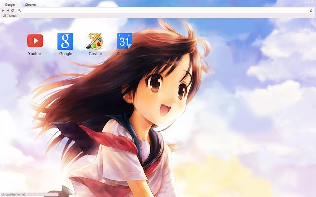 Very Cute Anime Girl na tema 1920x1080 mula sa Chrome web store na tatakbo sa OffiDocs Chromium online