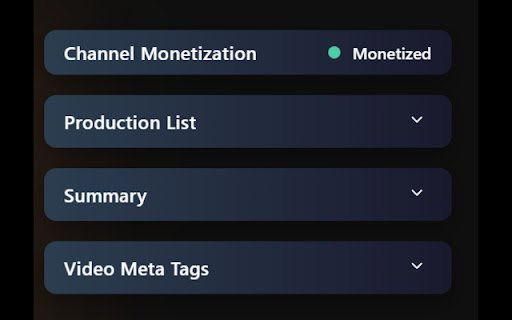 VFI YouTube Channel Monetization Checker from Chrome web store to be run with OffiDocs Chromium online VFI YouTube Channel Monetization Checker from Chrome web store to be run with OffiDocs Chromium online