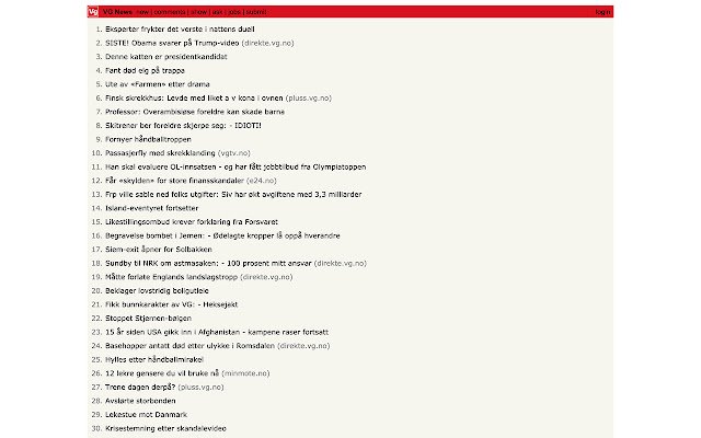 VG News de Chrome Web Store sera exécuté avec OffiDocs Chromium en ligne