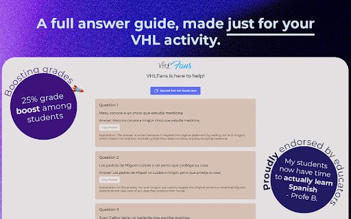 VHLFans  from Chrome web store to be run with OffiDocs Chromium online