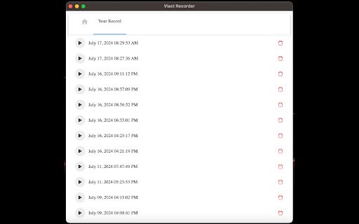 Chrome 网上应用店的 Viact 会议记录器将与 OffiDocs Chromium 在线运行