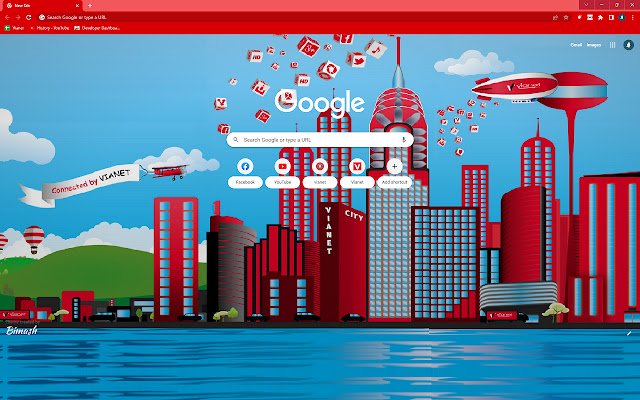 Vianet Theme  from Chrome web store to be run with OffiDocs Chromium online