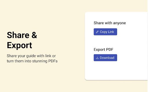 Vibheen: Create step by step guides  from Chrome web store to be run with OffiDocs Chromium online