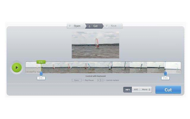 Video Cutter dal Chrome Web Store da eseguire con OffiDocs Chromium online