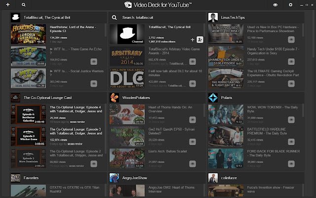 Video Deck for YouTube™ for Desktop  from Chrome web store to be run with OffiDocs Chromium online