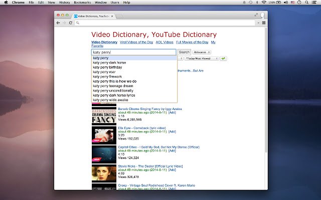 Video Dictionary with Drive  from Chrome web store to be run with OffiDocs Chromium online