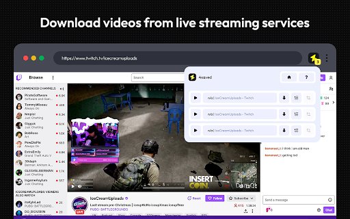 Video Downloader 4S  from Chrome web store to be run with OffiDocs Chromium online