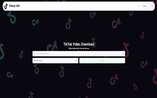 Video Downloader for TikTok  from Chrome web store to be run with OffiDocs Chromium online
