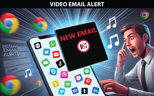 Video Email Alert  from Chrome web store to be run with OffiDocs Chromium online