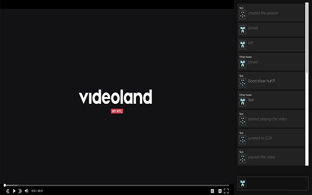 Videoland Party van Chrome-webwinkel om te draaien met OffiDocs Chromium online