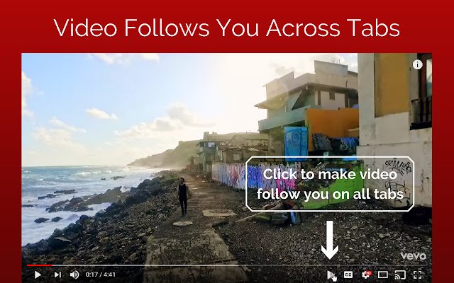 VideoNail Floating YouTube PiP Player  from Chrome web store to be run with OffiDocs Chromium online