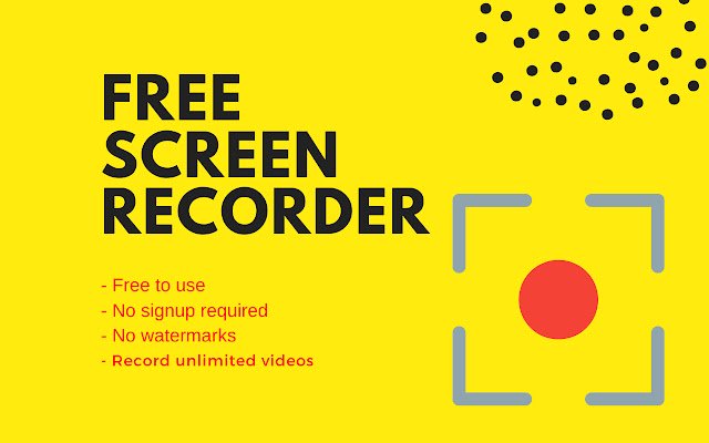 Video Screen Recorder gratuito de Chrome web store para ejecutarse con OffiDocs Chromium en línea