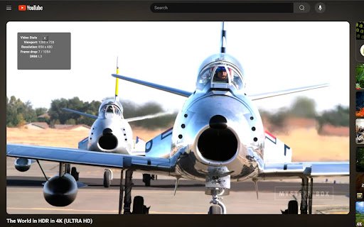 Video Stats Overlay  from Chrome web store to be run with OffiDocs Chromium online