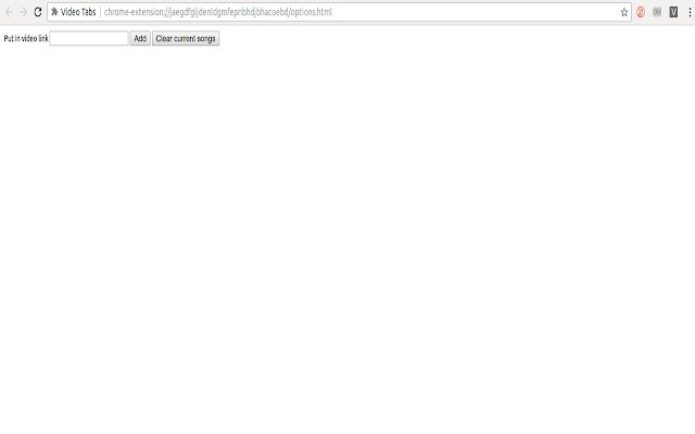 Video Tabs  from Chrome web store to be run with OffiDocs Chromium online