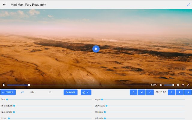 ویدیو به تصویر با فیلترها از فروشگاه وب Chrome برای اجرای آنلاین با OffiDocs Chromium