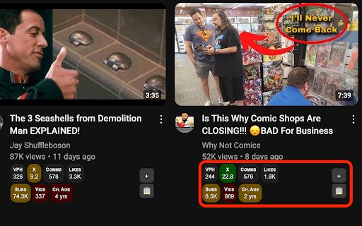 Vid Inspector  from Chrome web store to be run with OffiDocs Chromium online