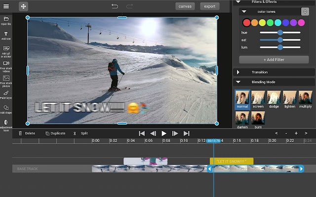 VidMix Online Video Editor de la boutique en ligne Chrome doit être exécuté avec OffiDocs Chromium en ligne